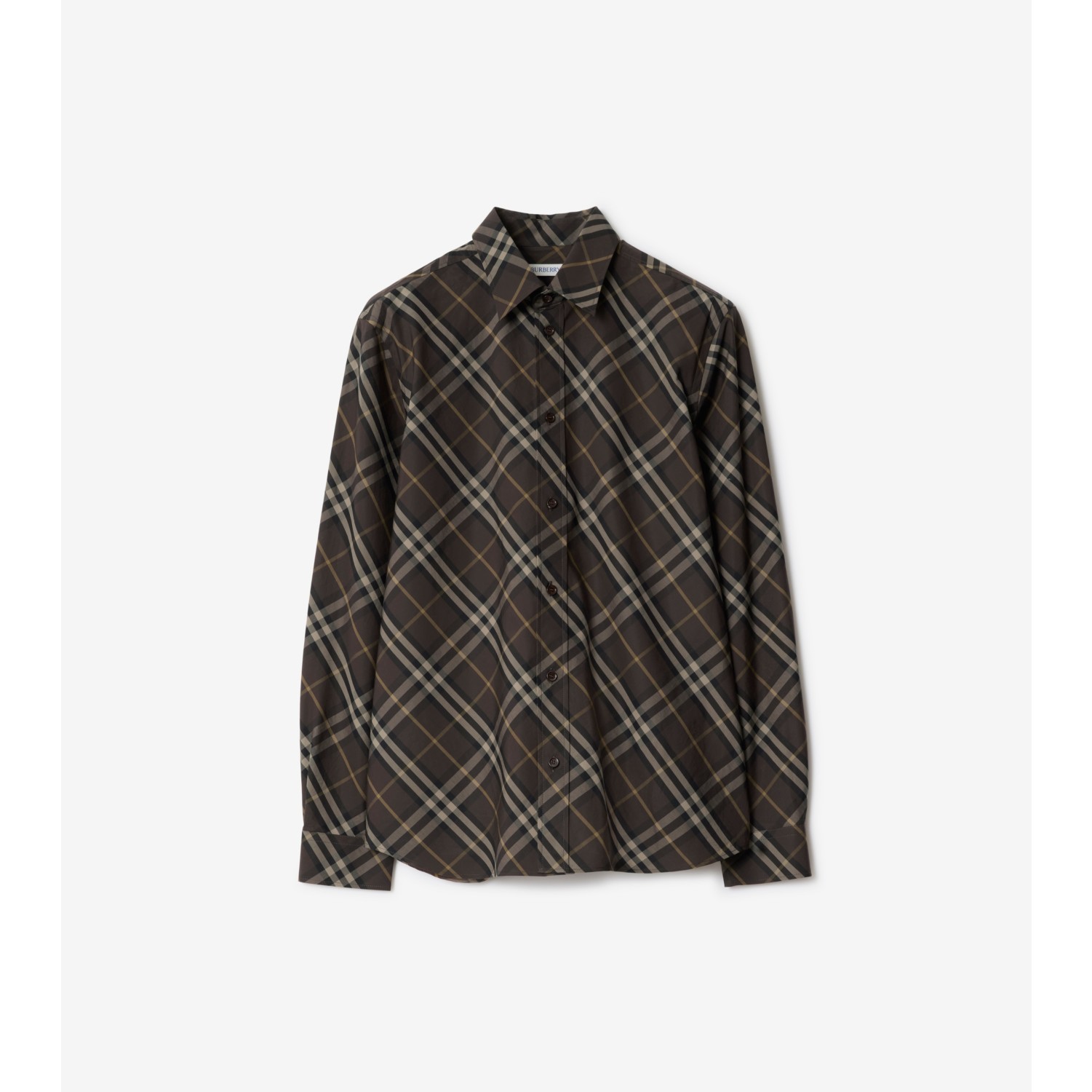 Relaxed Fit Check Cotton Shirt