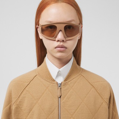 burberry diamond quilted oversized hooded parka