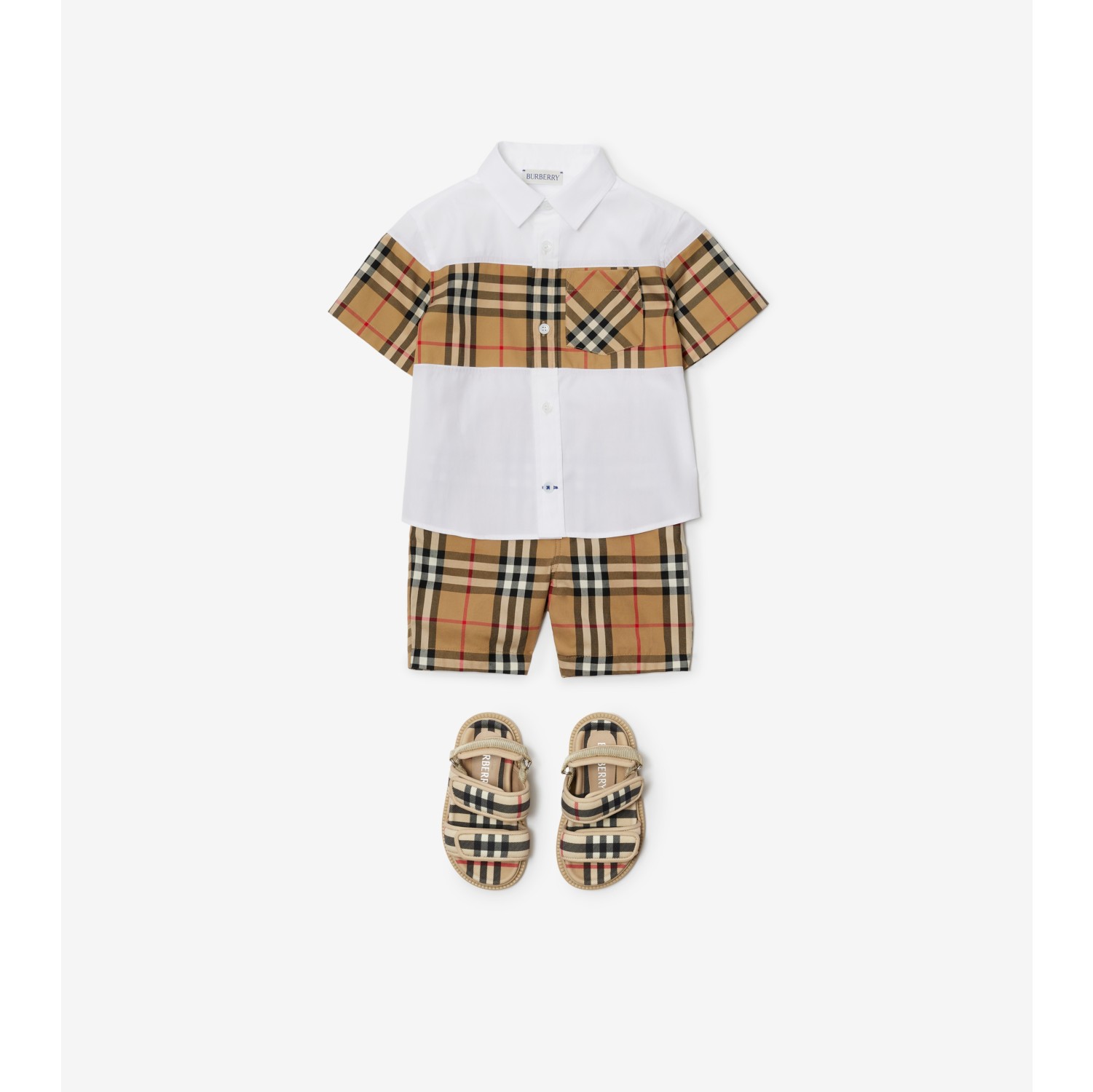 Chemise en coton avec Check