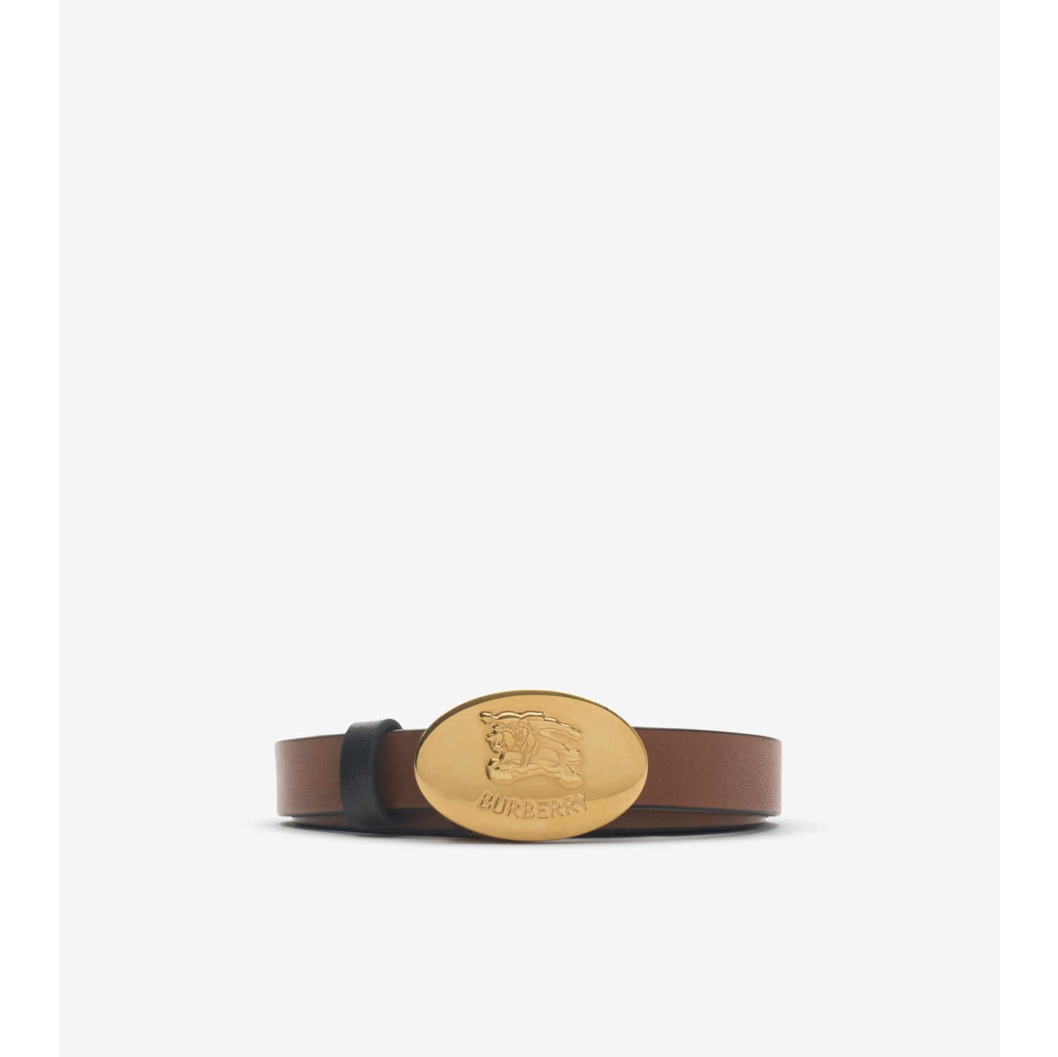 Ceinture fine réversible en cuir Knight​