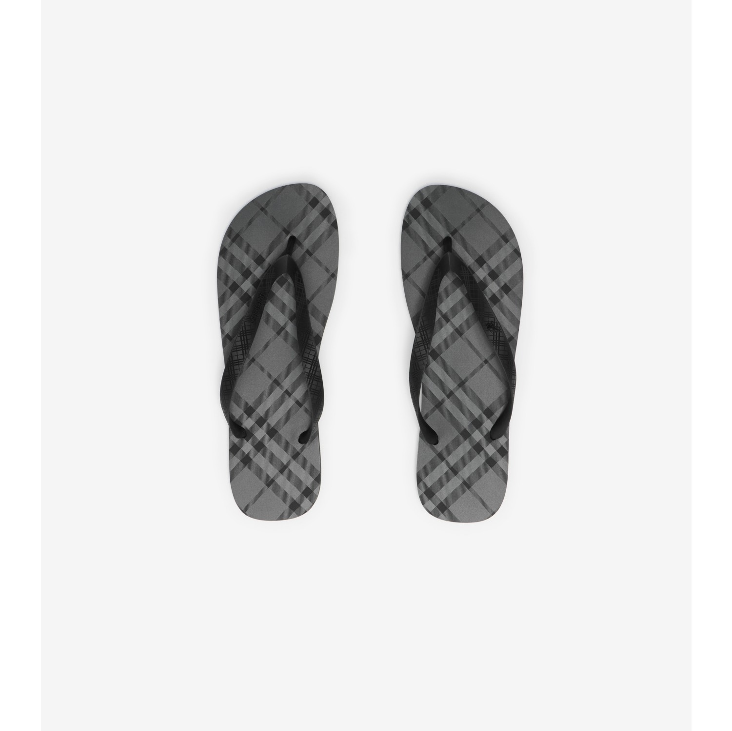 BURBERRY メンズ ストラップサンダル　チェック チェック ヘイズ サンダル (アイロングレー／ブラック) - メンズ