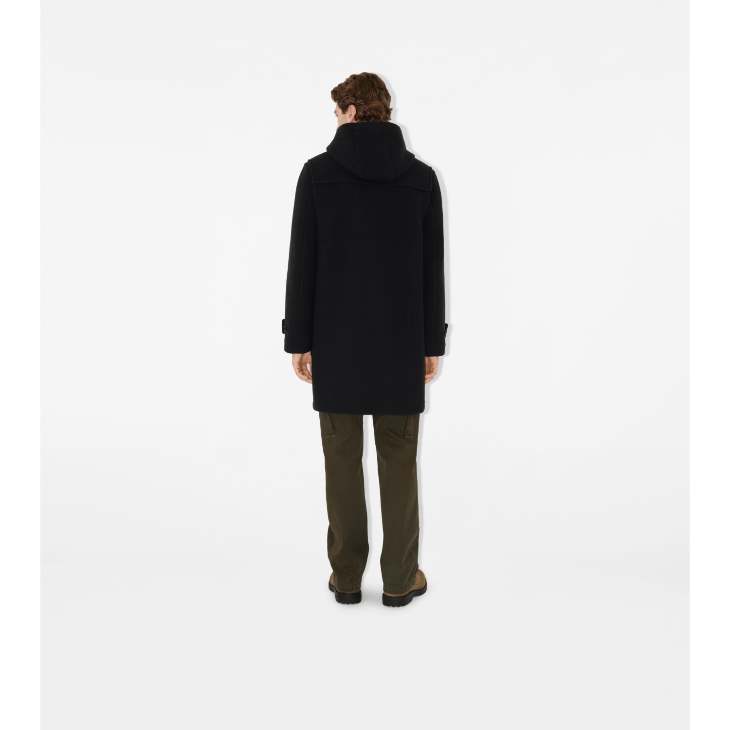 Mid-length Wool Harrogate Duffle Coat - thumbnail 4