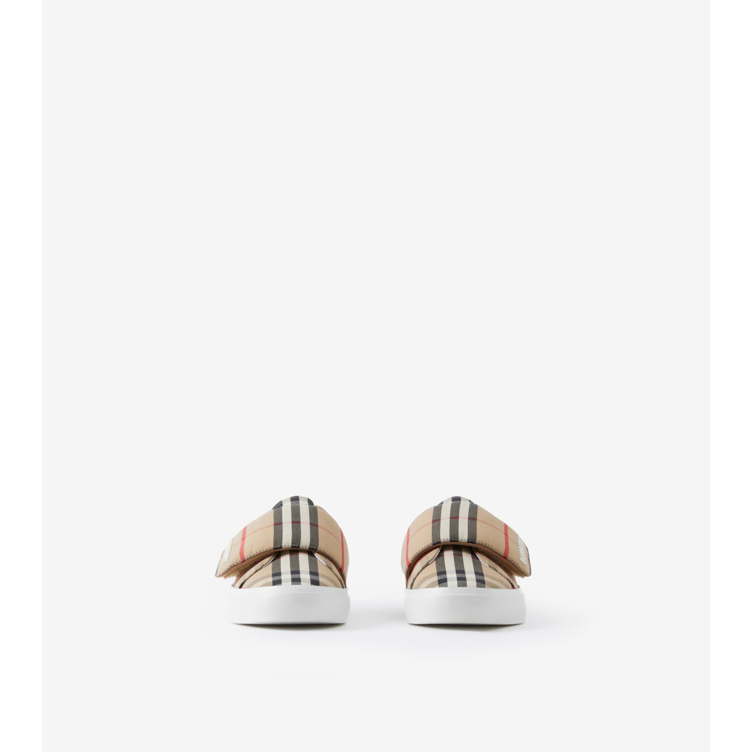 Burberry check cheap cotton sneakers