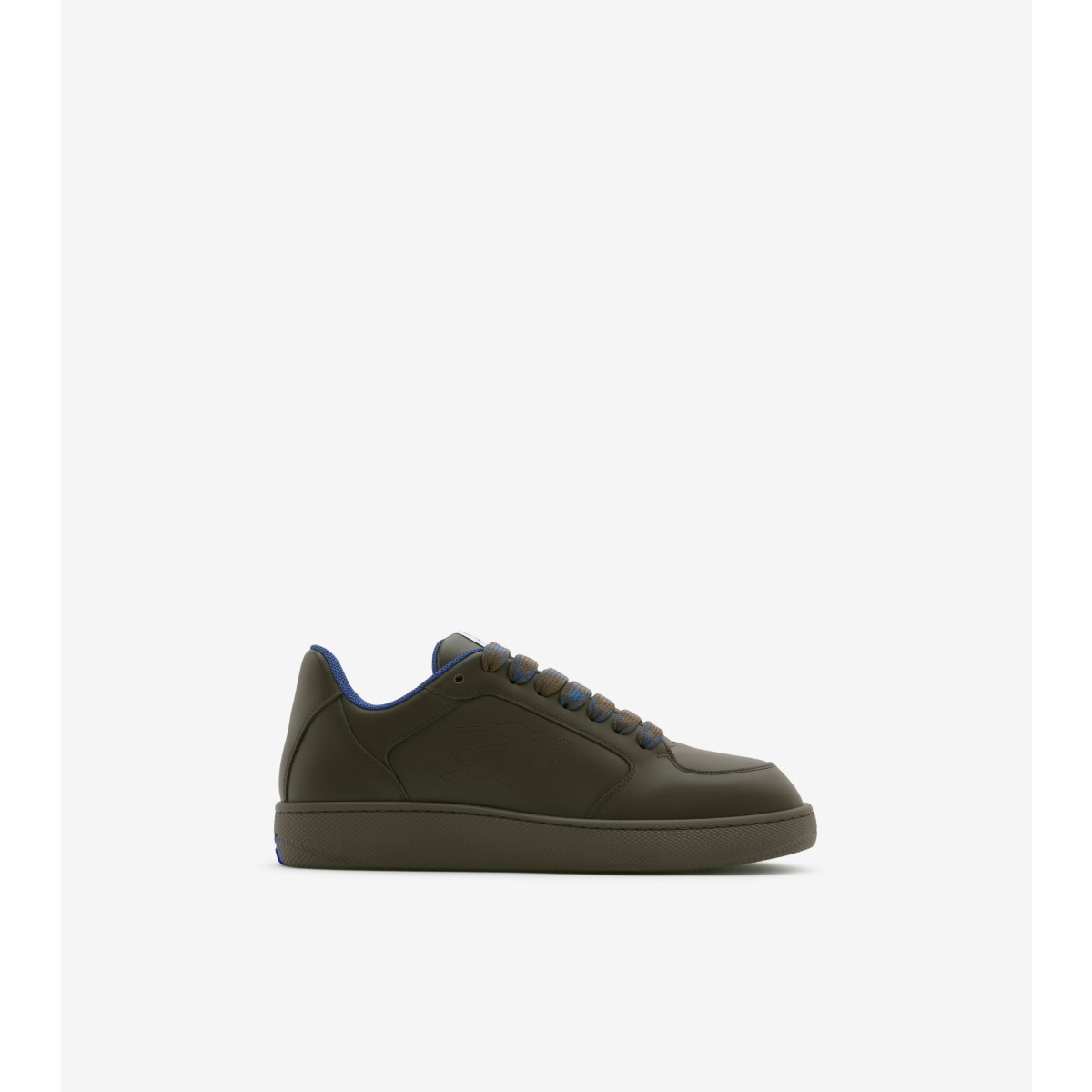 Burberry Leather Stock Sneakers In Loch