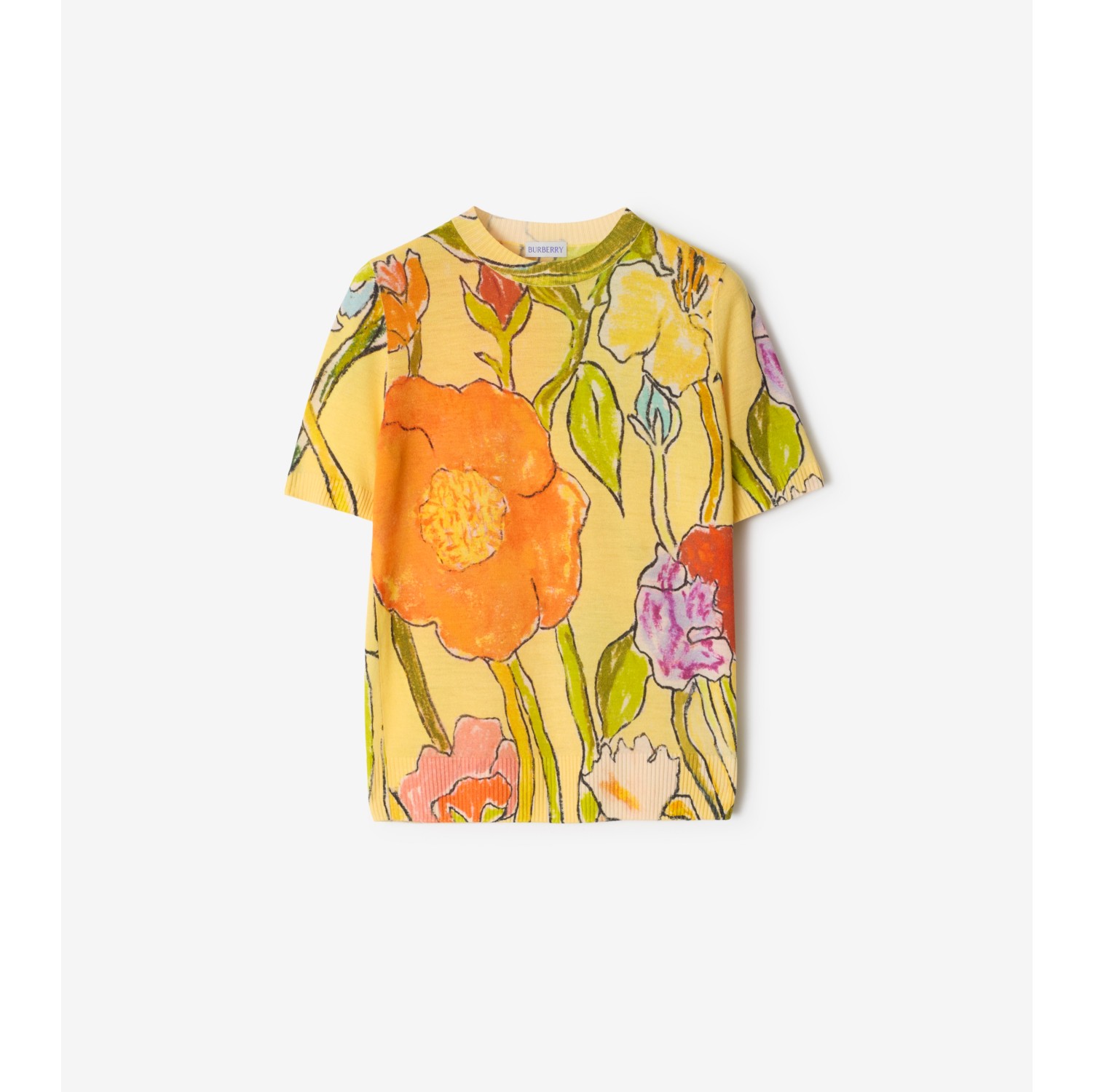 Highgrove Cascading Flowers Wool Top