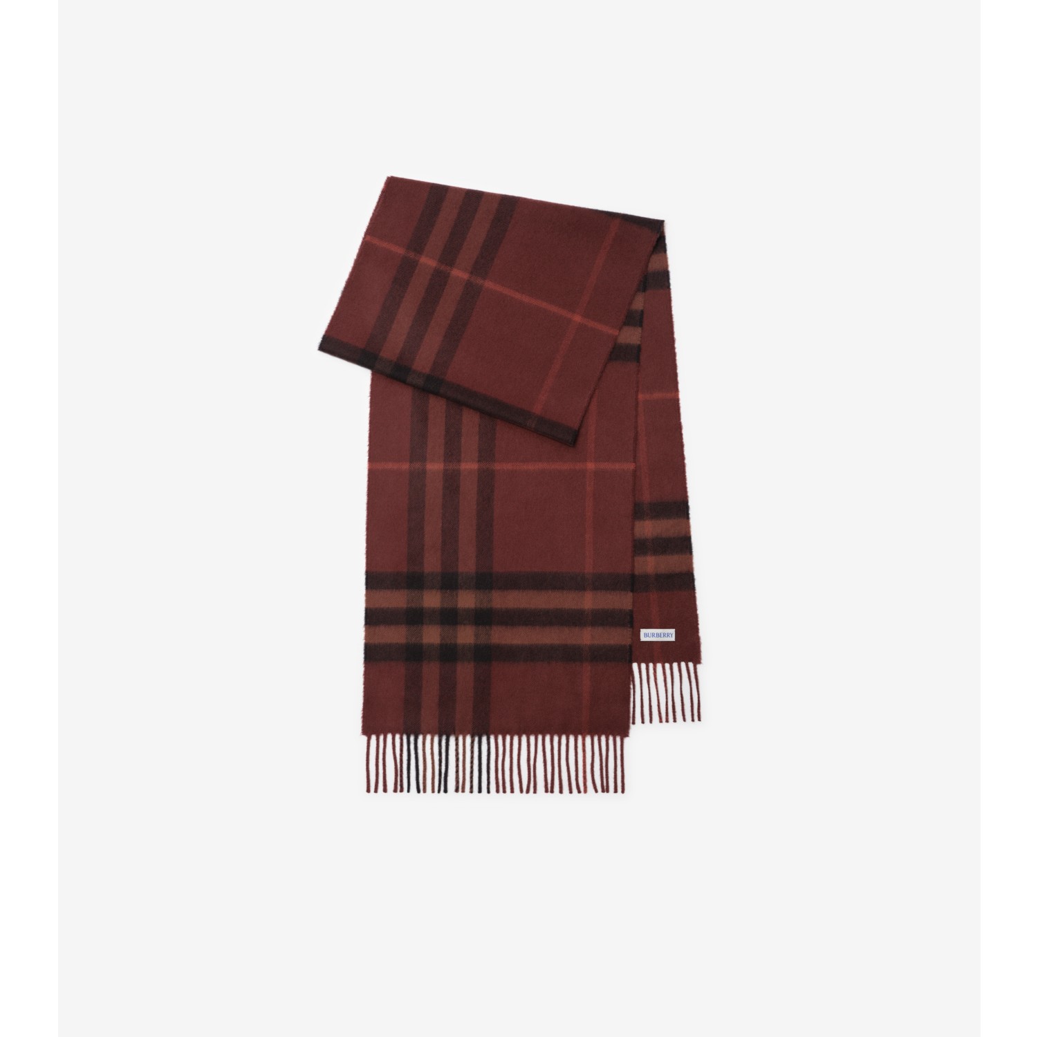 Check Cashmere Scarf