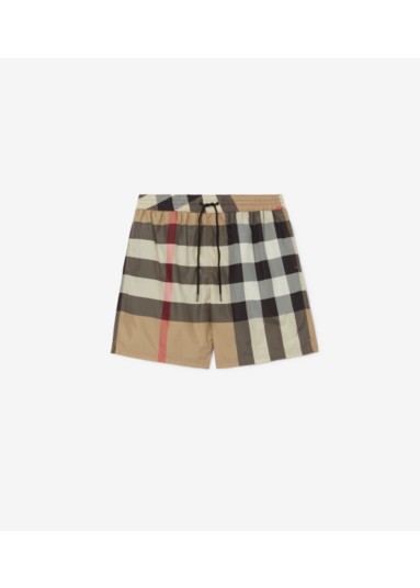 Check Swim Shorts