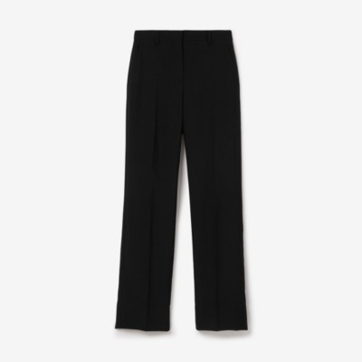BURBERRY BURBERRY WOOL TWILL TAILORED TROUSERS