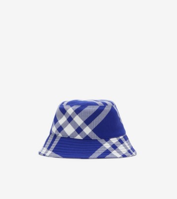 Burberry Wool Blend Bucket Hat XS Blue