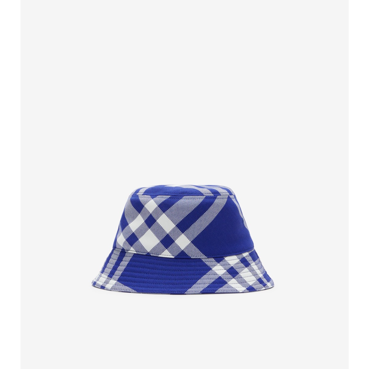 Shop Burberry Check Wool Blend Bucket Hat In Knight