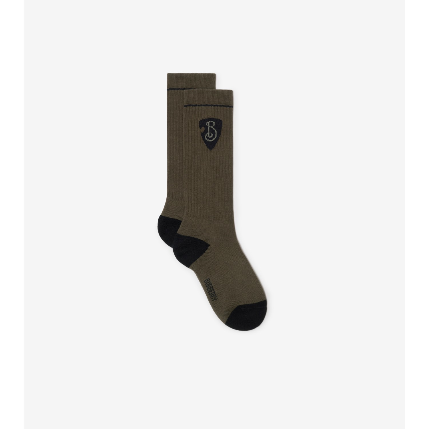 B Shield Cotton Blend Socks