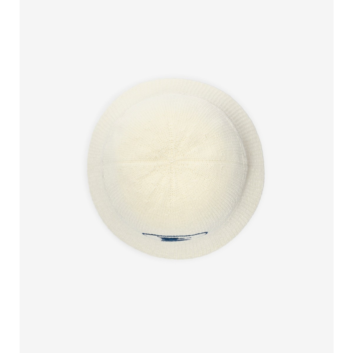 Check Knight Stamp Knitted Bucket Hat