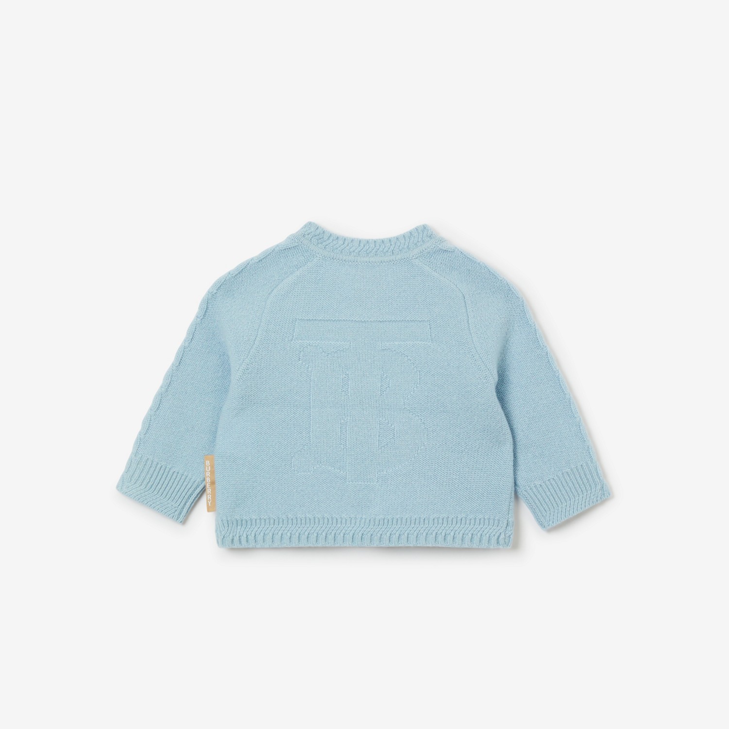 羊绒三件套婴儿礼品套装 (浅蓝色) - 儿童 | Burberry® 博柏利官网