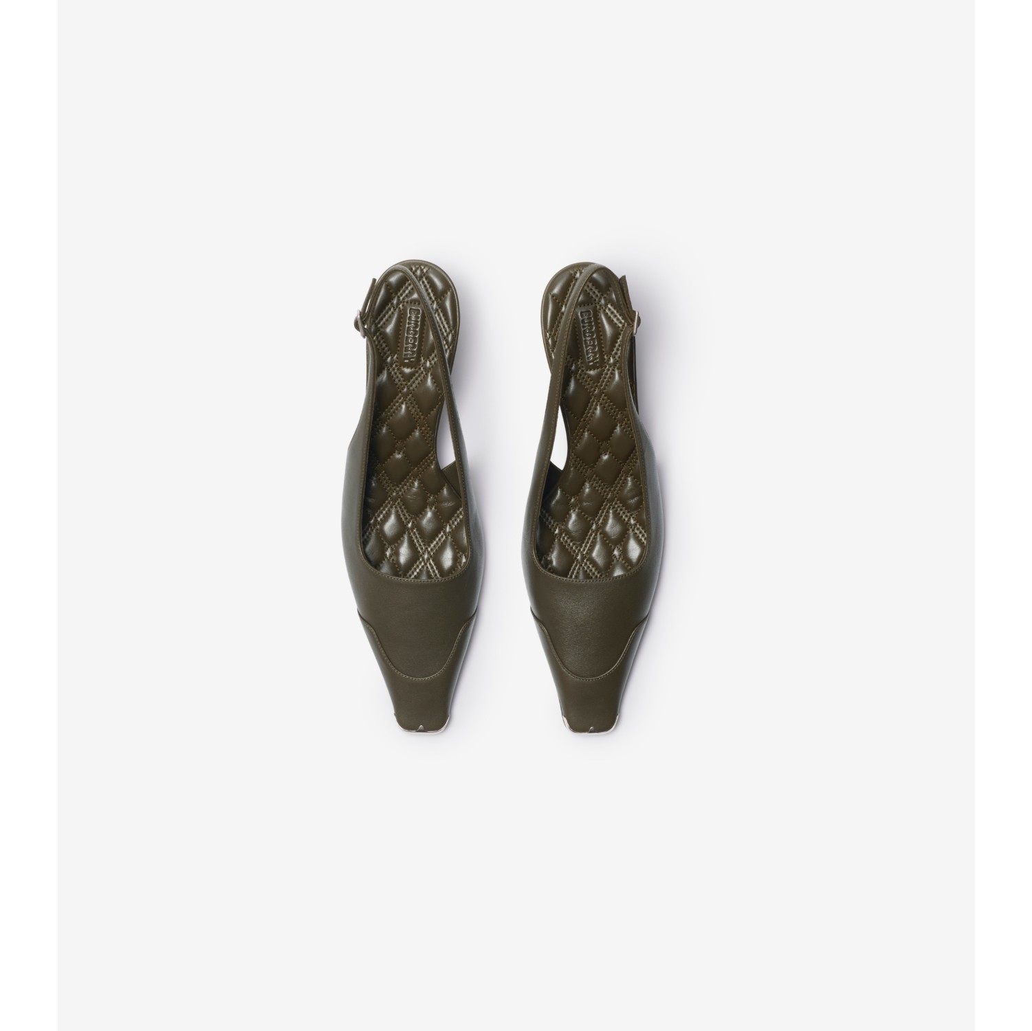 leather slingback pumps