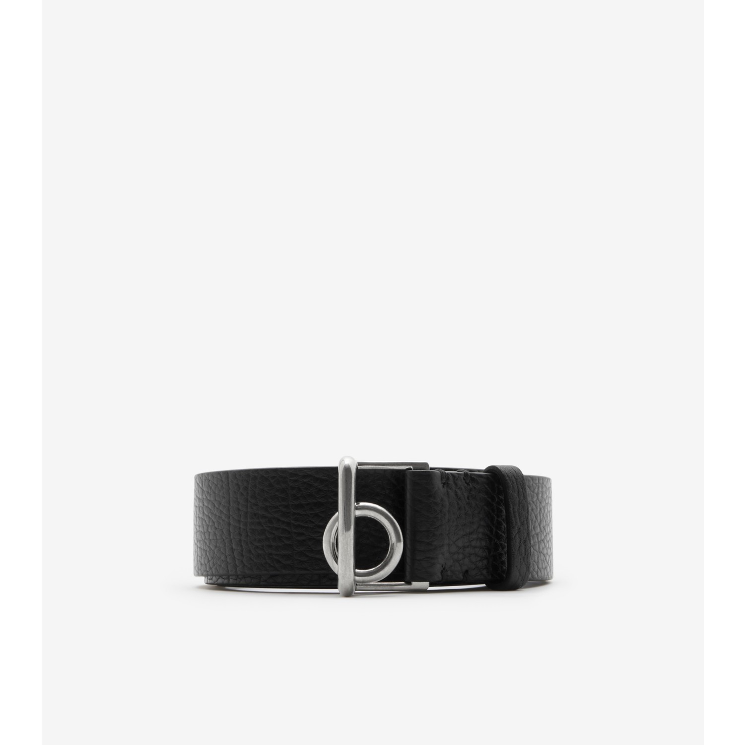 Leather Rocking Horse Belt in Black - Men | Burberry® Official