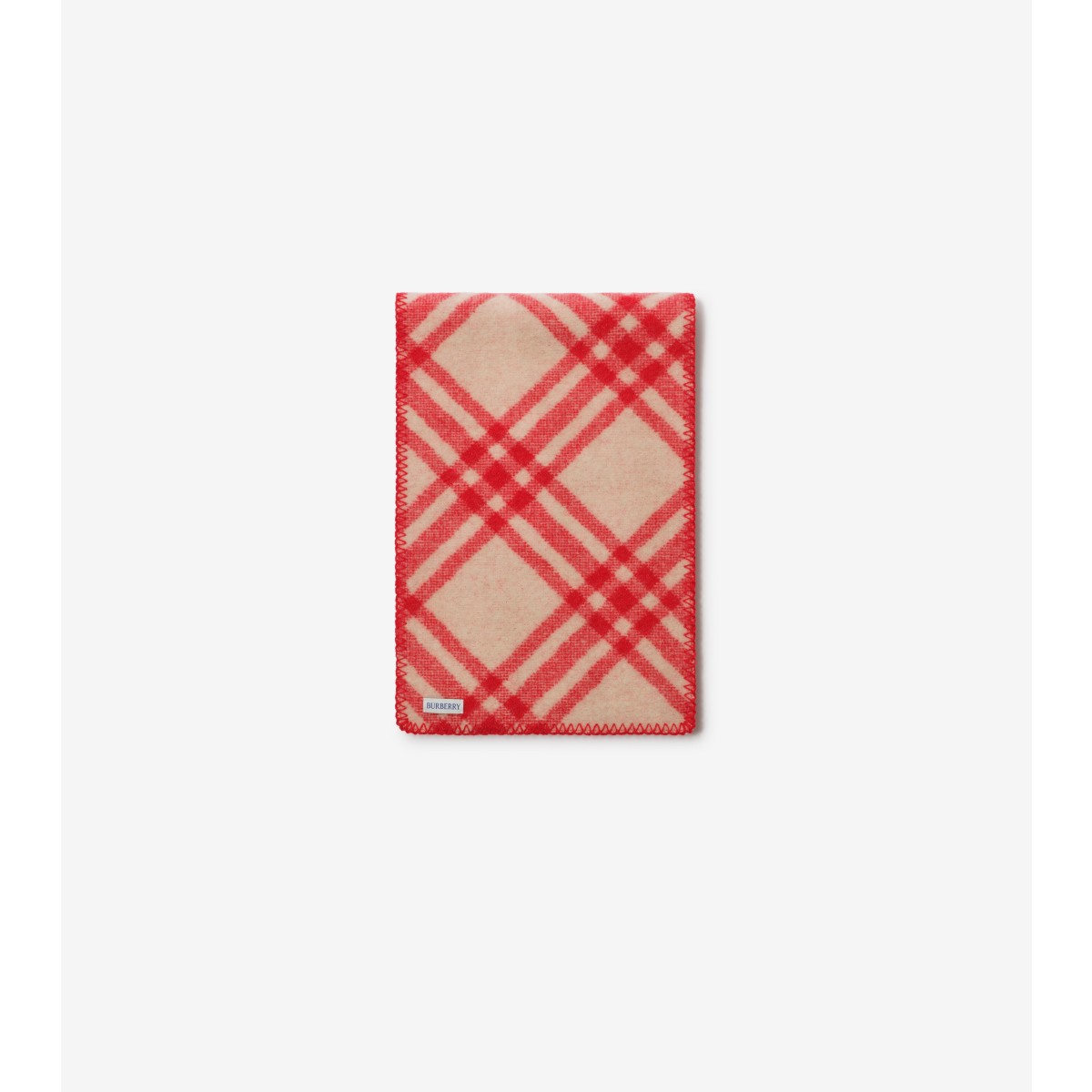  Check Wool Scarf