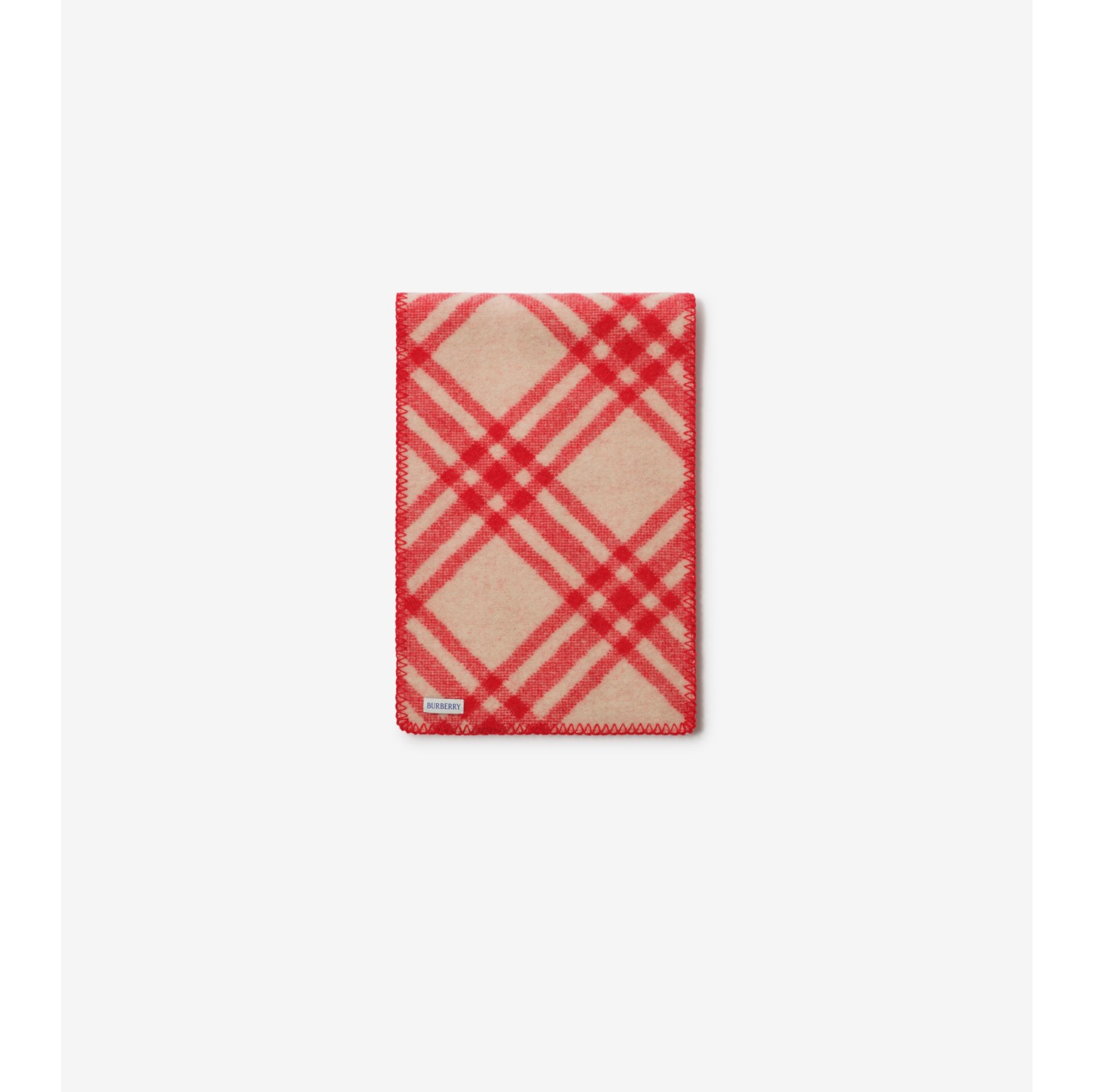 Check Wool Scarf