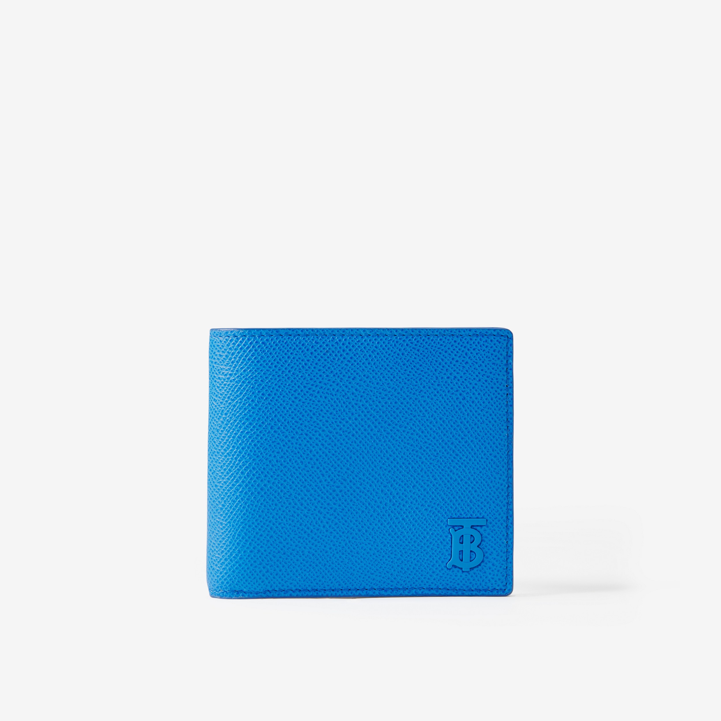 Grainy Leather TB Bifold Wallet in Vivid Blue - Men | Burberry® Official - 1