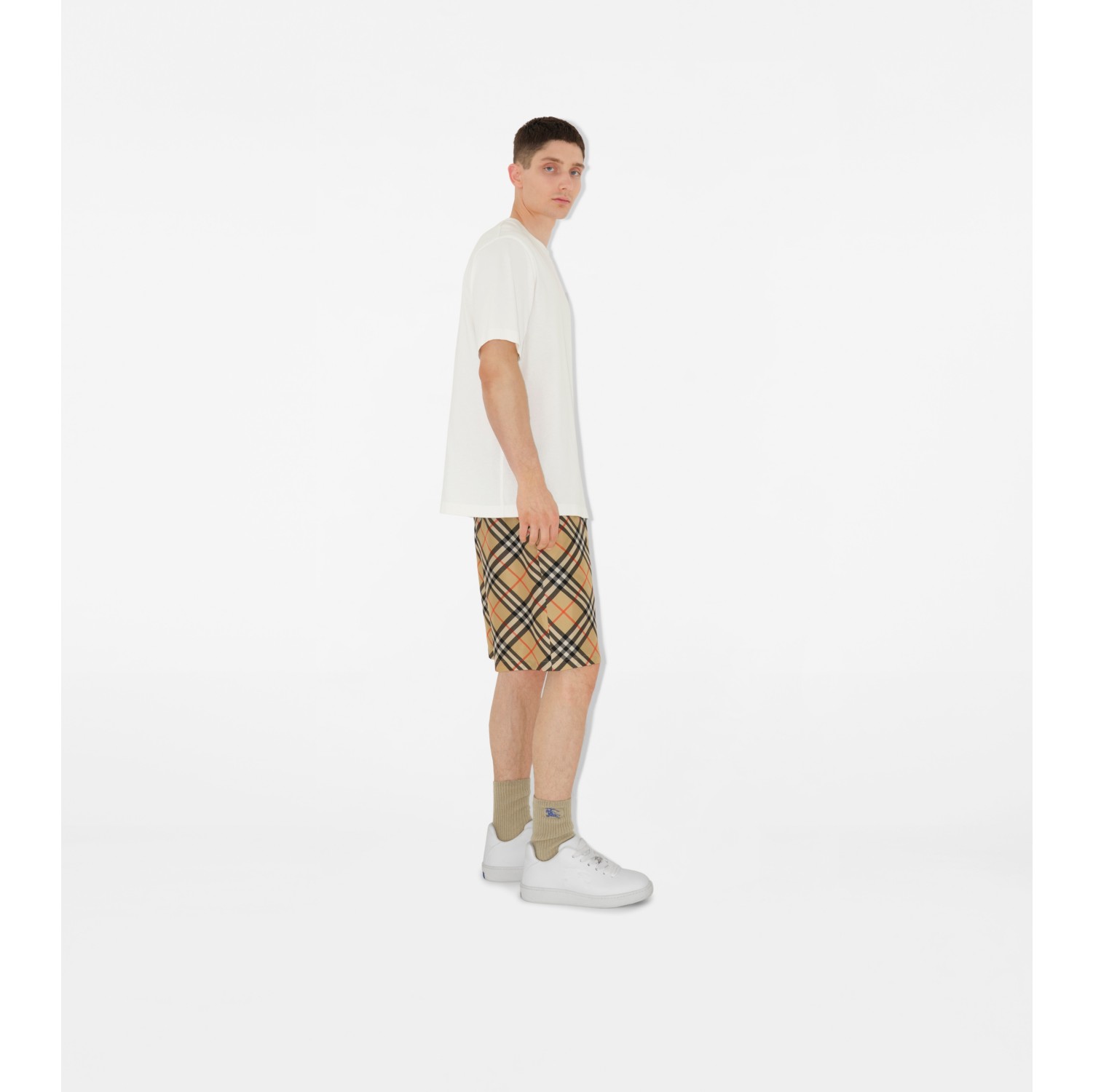 Seidenshorts in Check