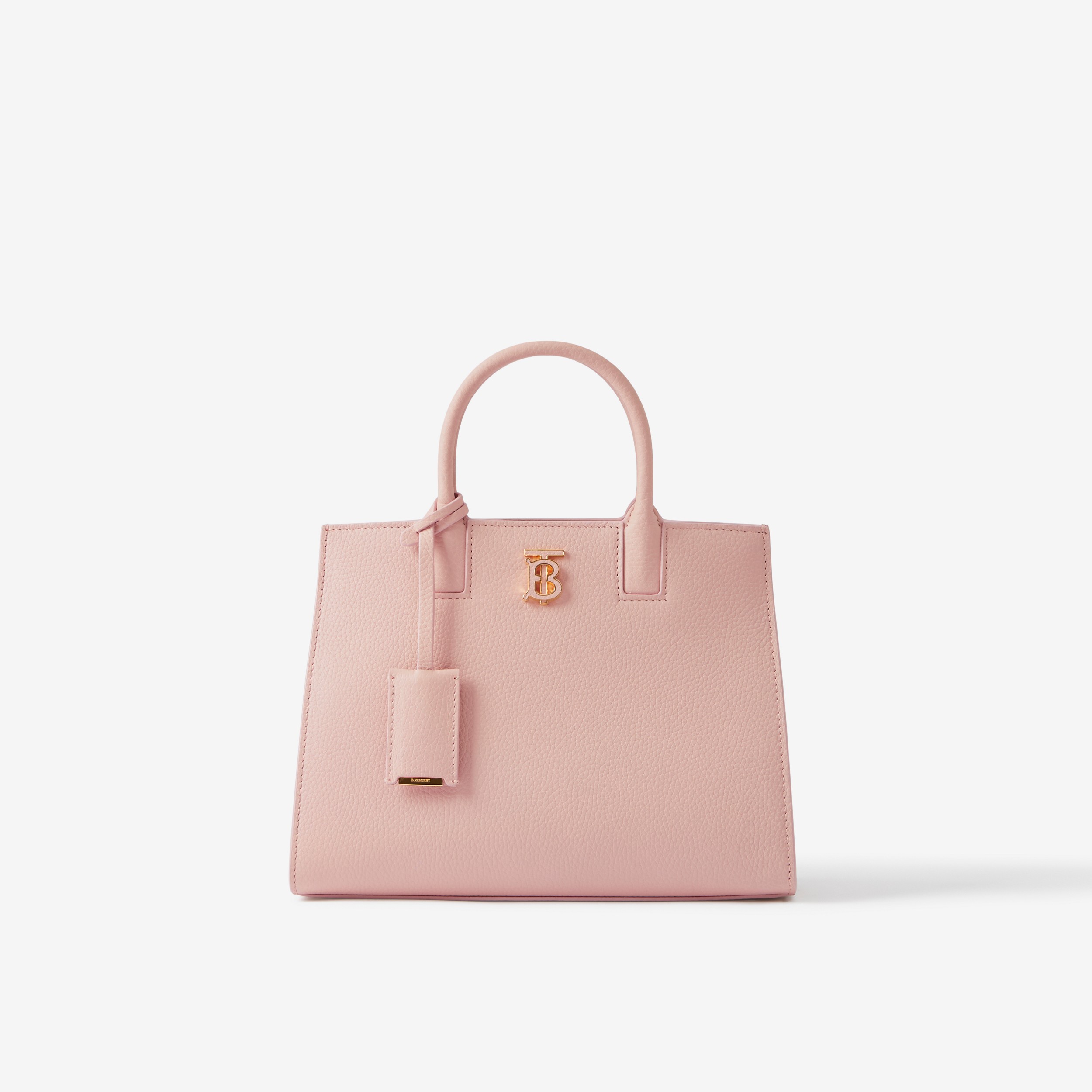 Grainy Leather Mini Frances Bag in Dusky Pink - Women | Burberry® Official