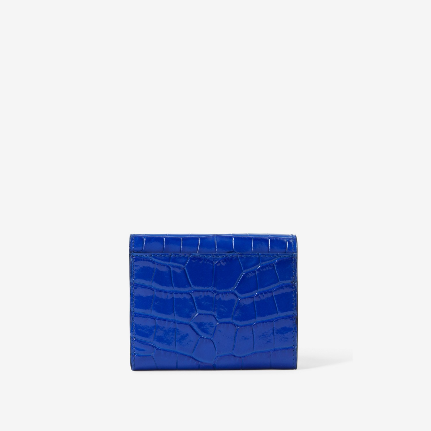 Leather TB Compact Wallet in Knight - Women | Burberry® Official