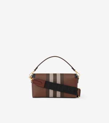 Burberry top discount handle note bag