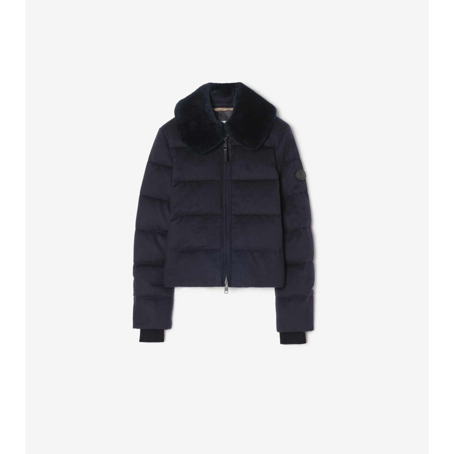Cropped Cashmere Latimer Puffer Jacket