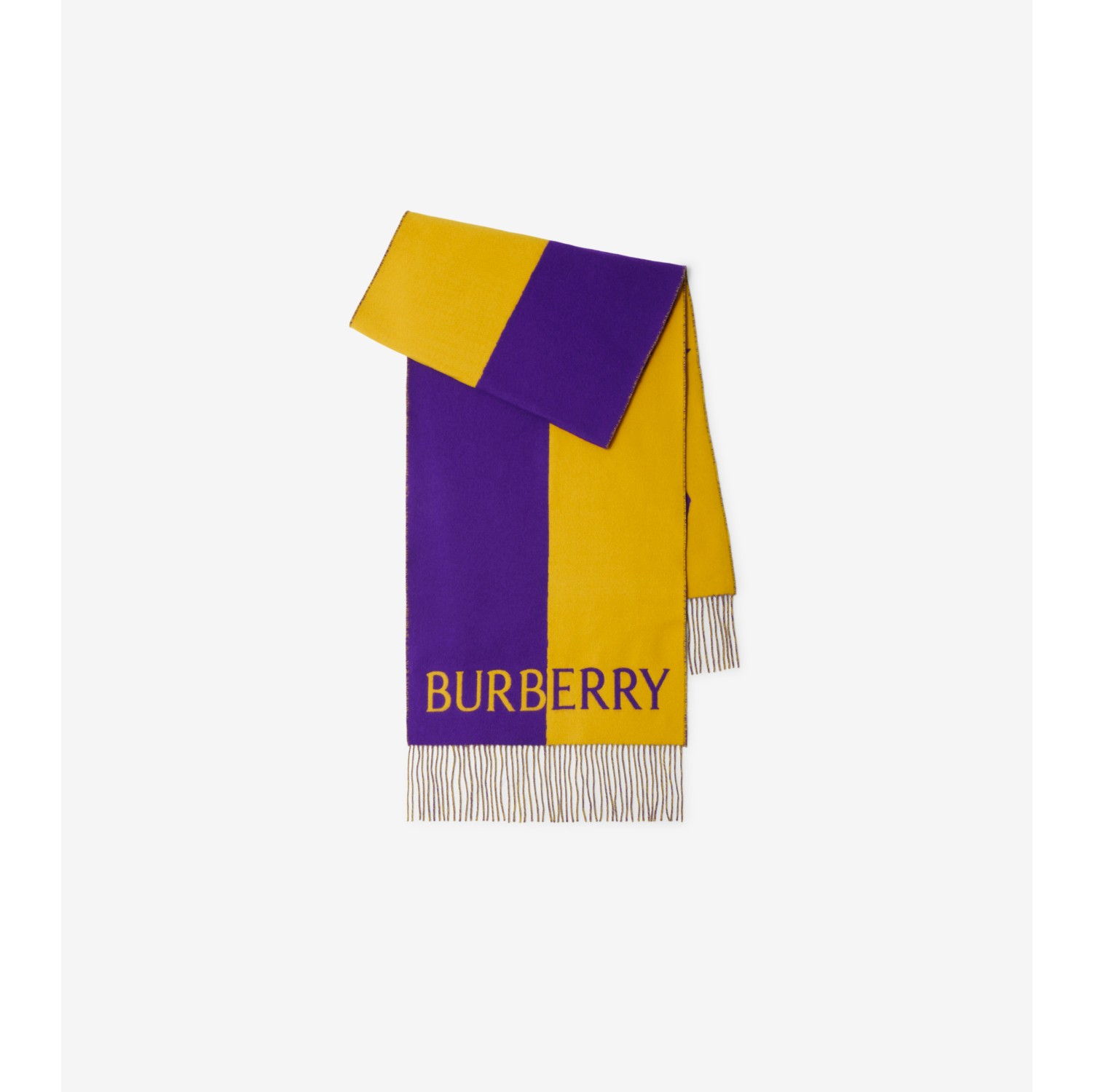 Burberry store scarf purple