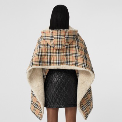burberry hooded cape