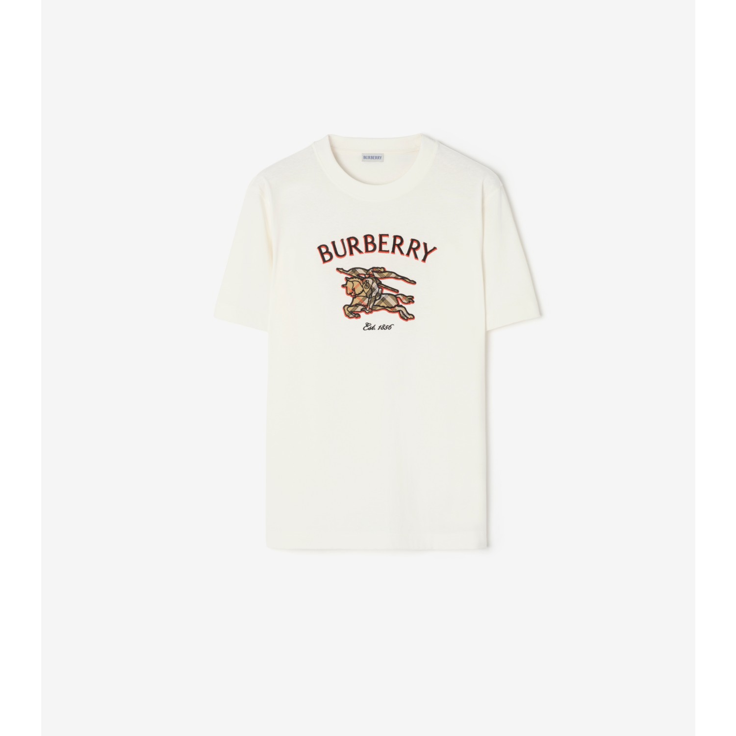 Knight Check Cotton T-shirt