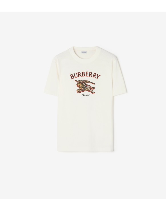 Knight Check Cotton T-shirt