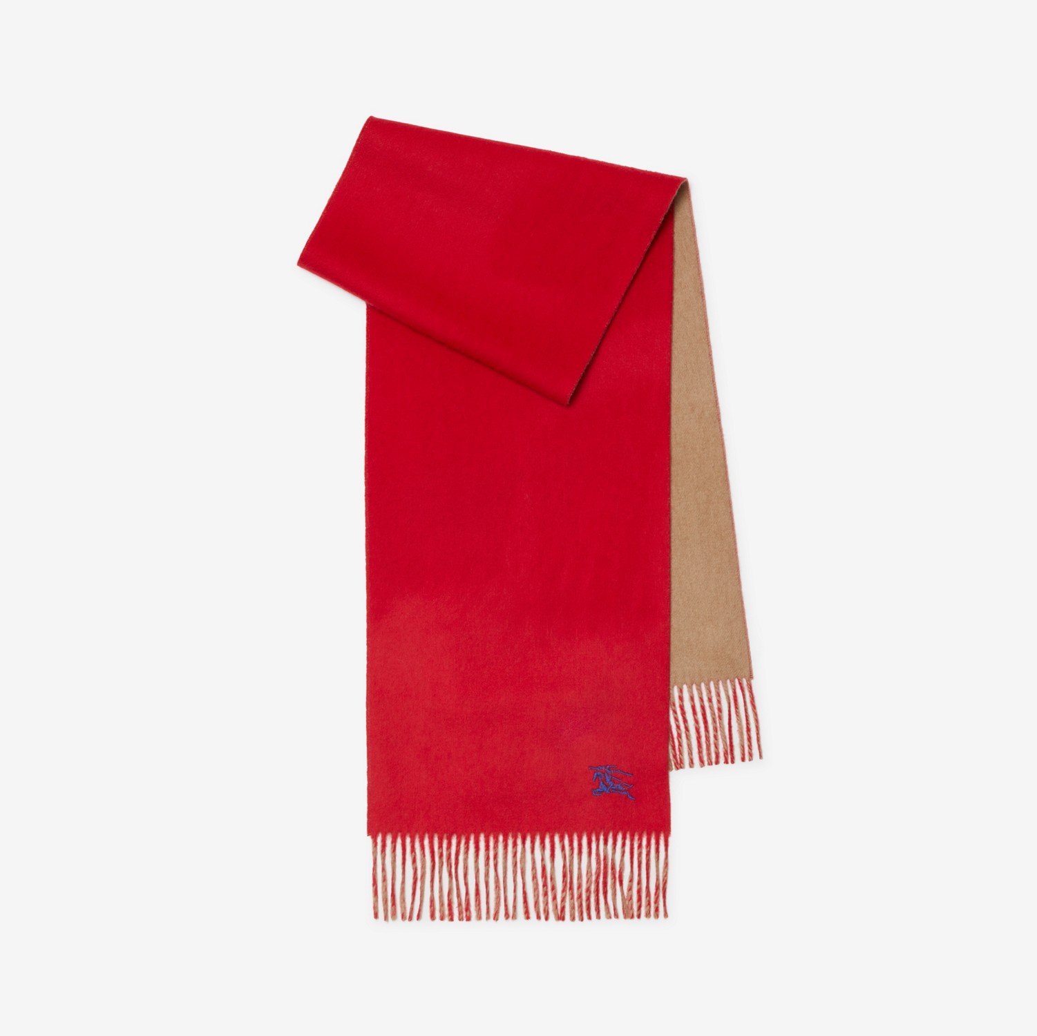 EKD Cashmere Reversible Scarf in Pillar/camel | Burberry® Official