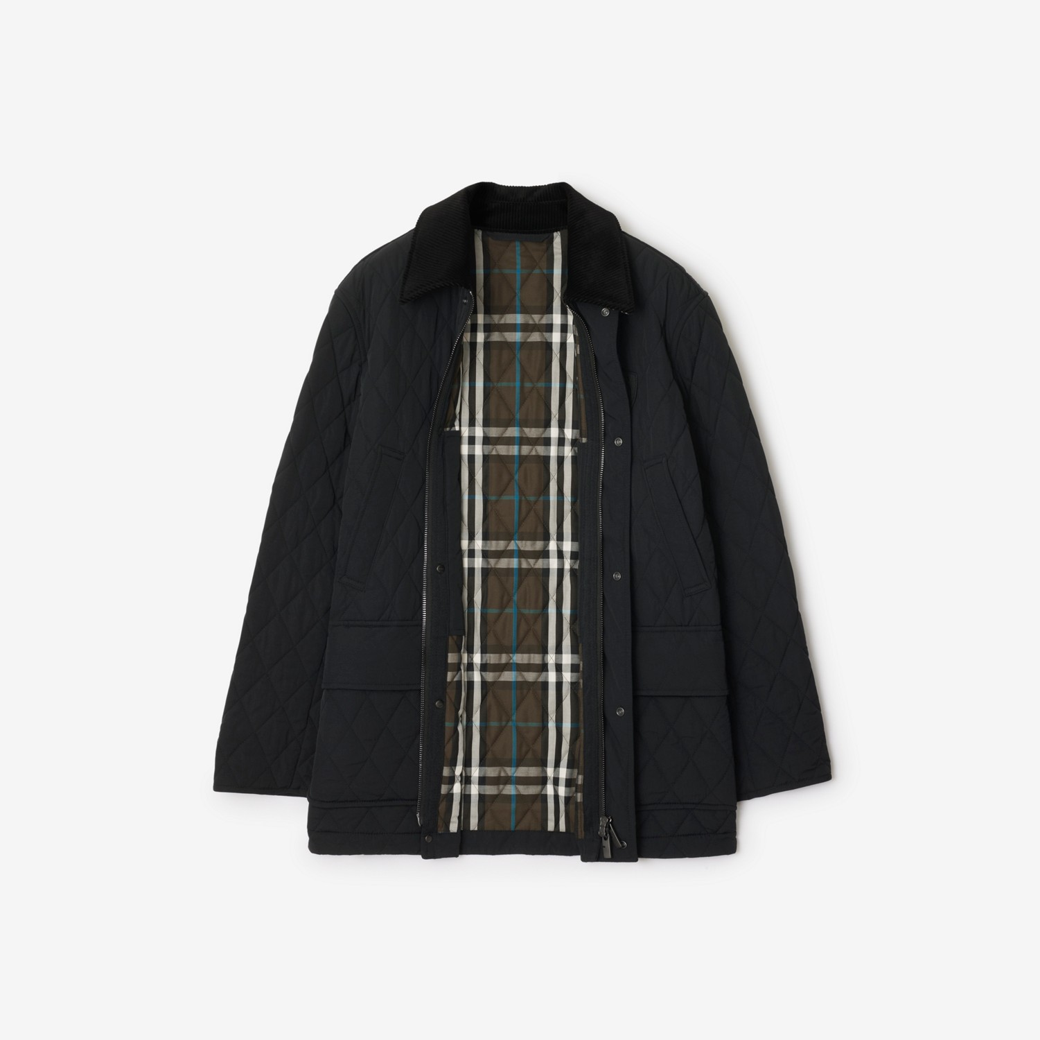 Quilted Nylon Barn Jacket in Black/snug - Women | Burberry Quilted Nylon Barn Jacket in Black/snug - Women | Burberry