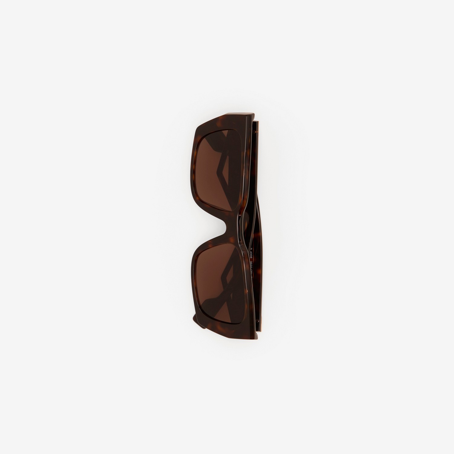 B Motif Rectangular Frame Sunglasses in Tortoiseshell - Women | Burberry® Official