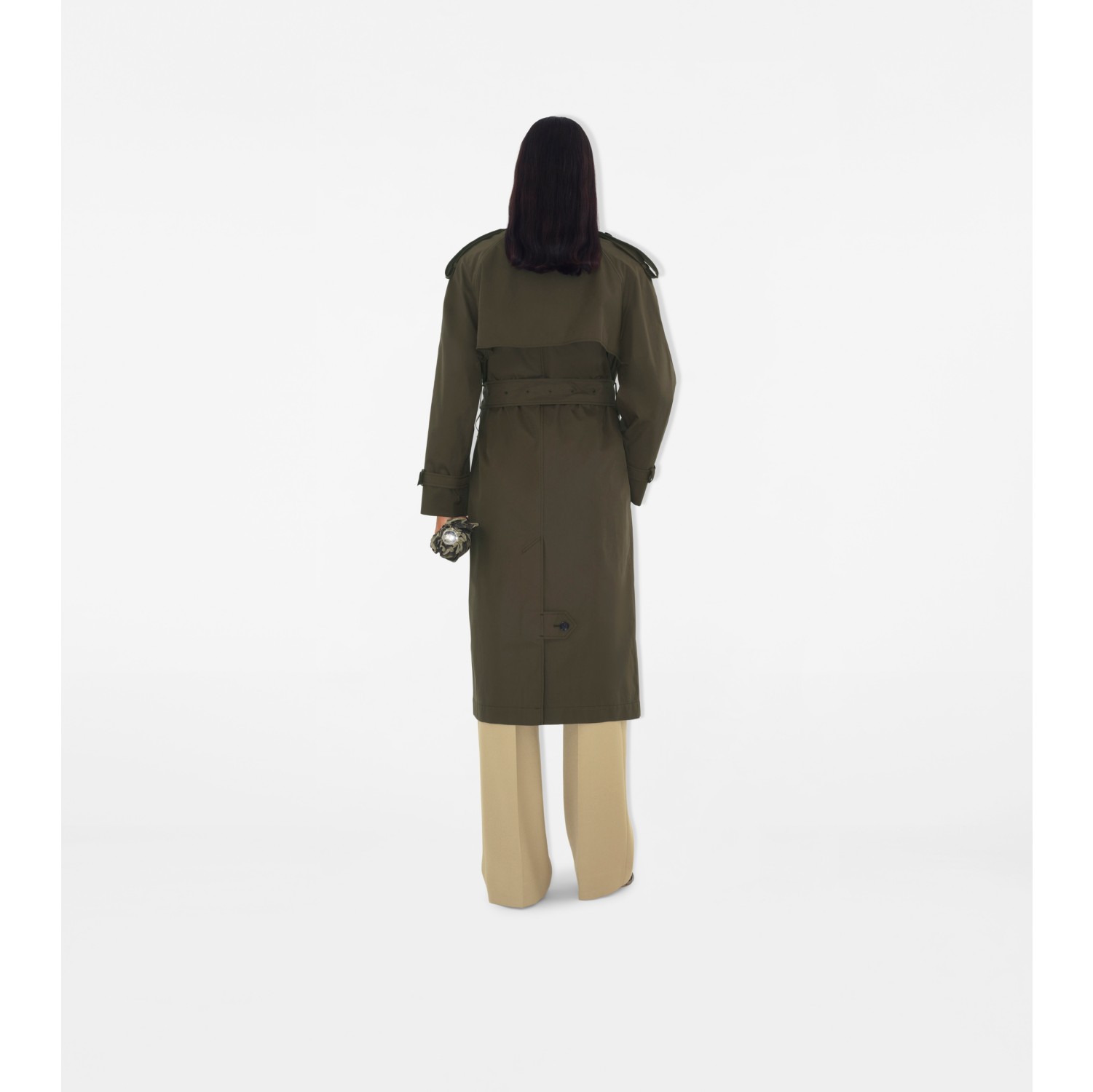 Long Gabardine Castleford Trench Coat