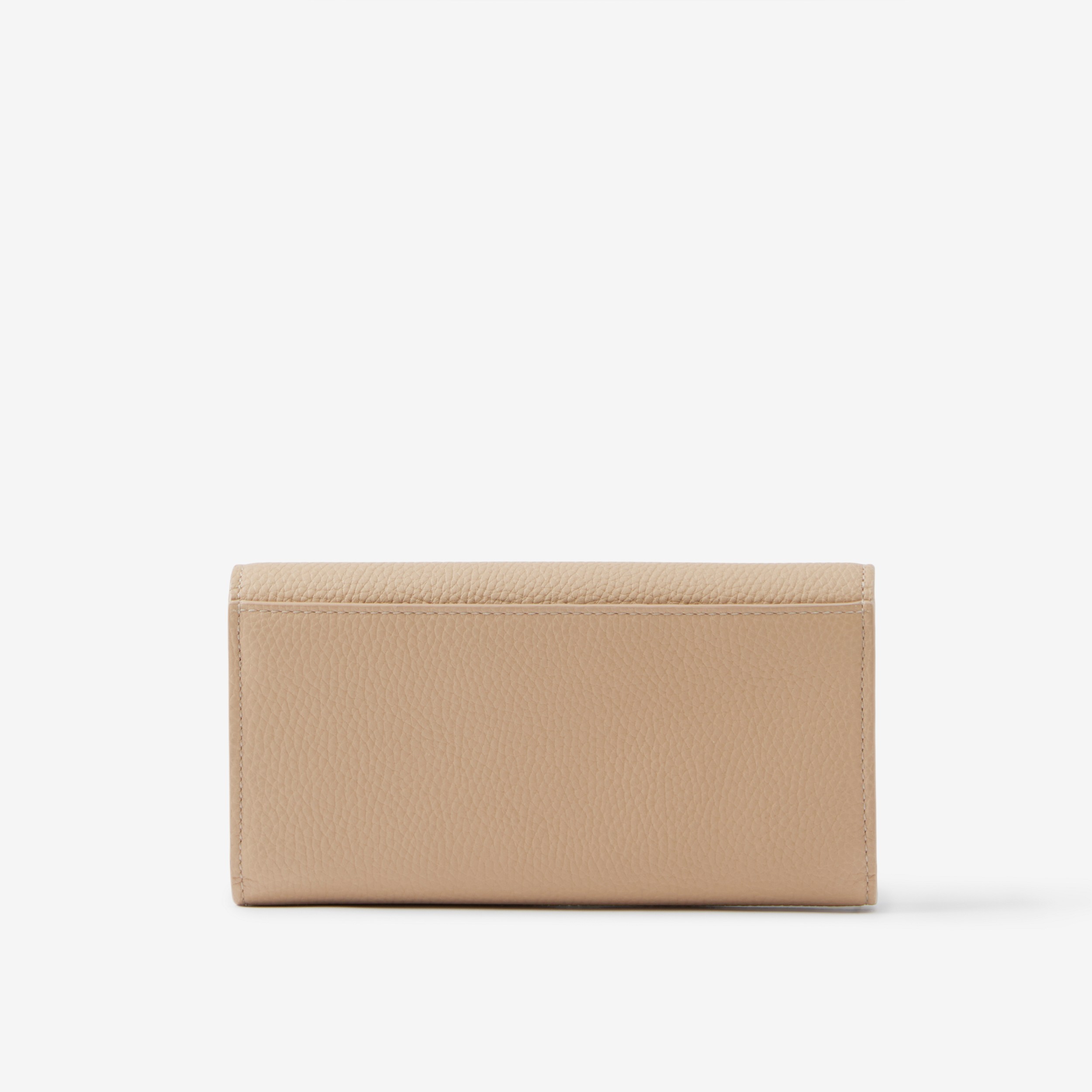 Grainy Leather TB Continental Wallet in Oat Beige - Women | Burberry® Official - 3
