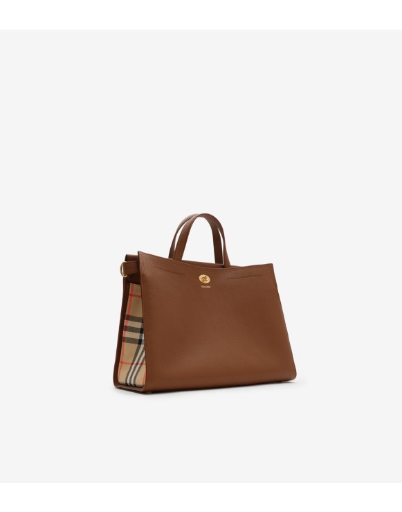 Burberryバッグ Burberry Black Check Jacquard Weekend Bag 8083440 5045705303563