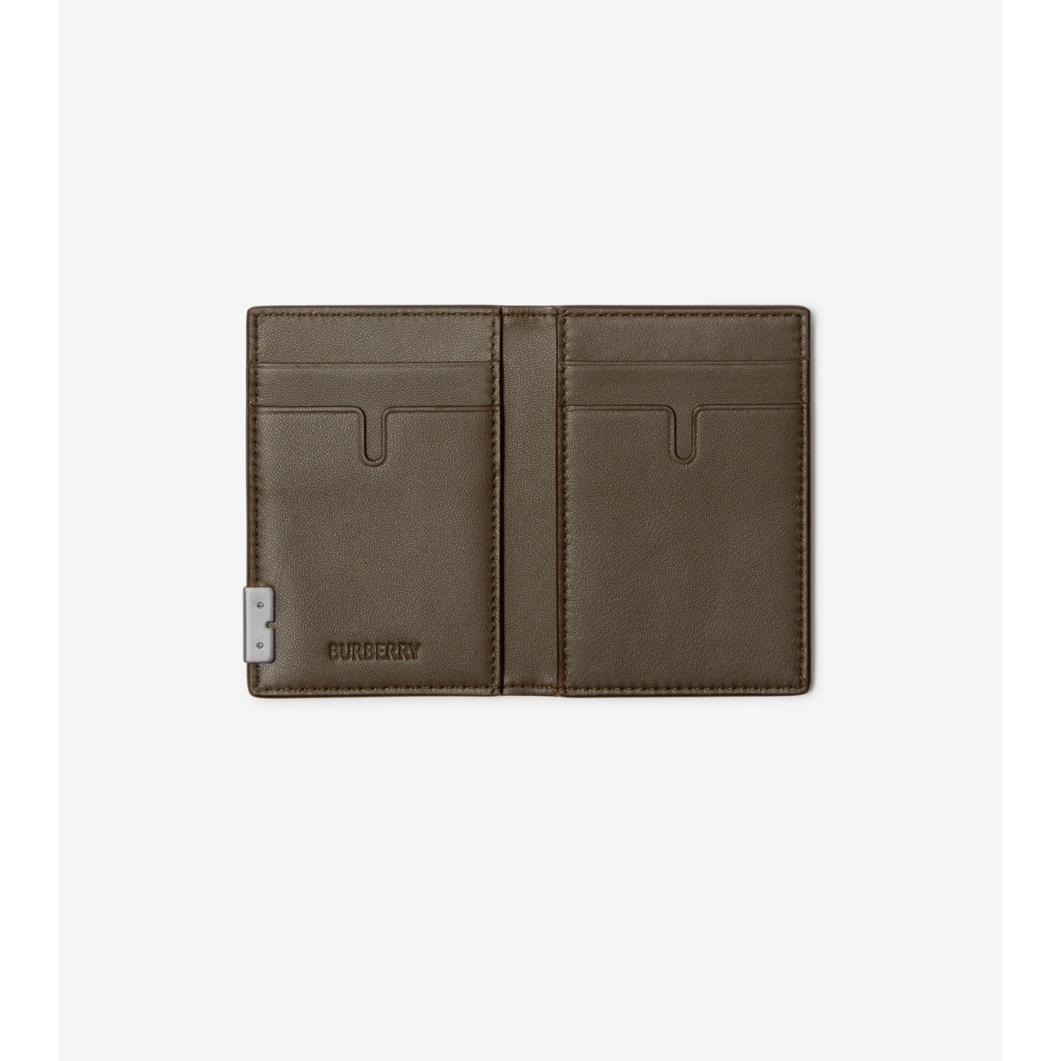 B Cut Folding Card Case in Military - Men | Burberry® Official