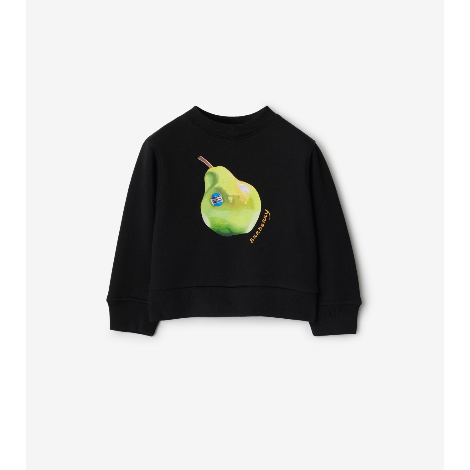 Baumwollsweatshirt mit Birnenmotiv