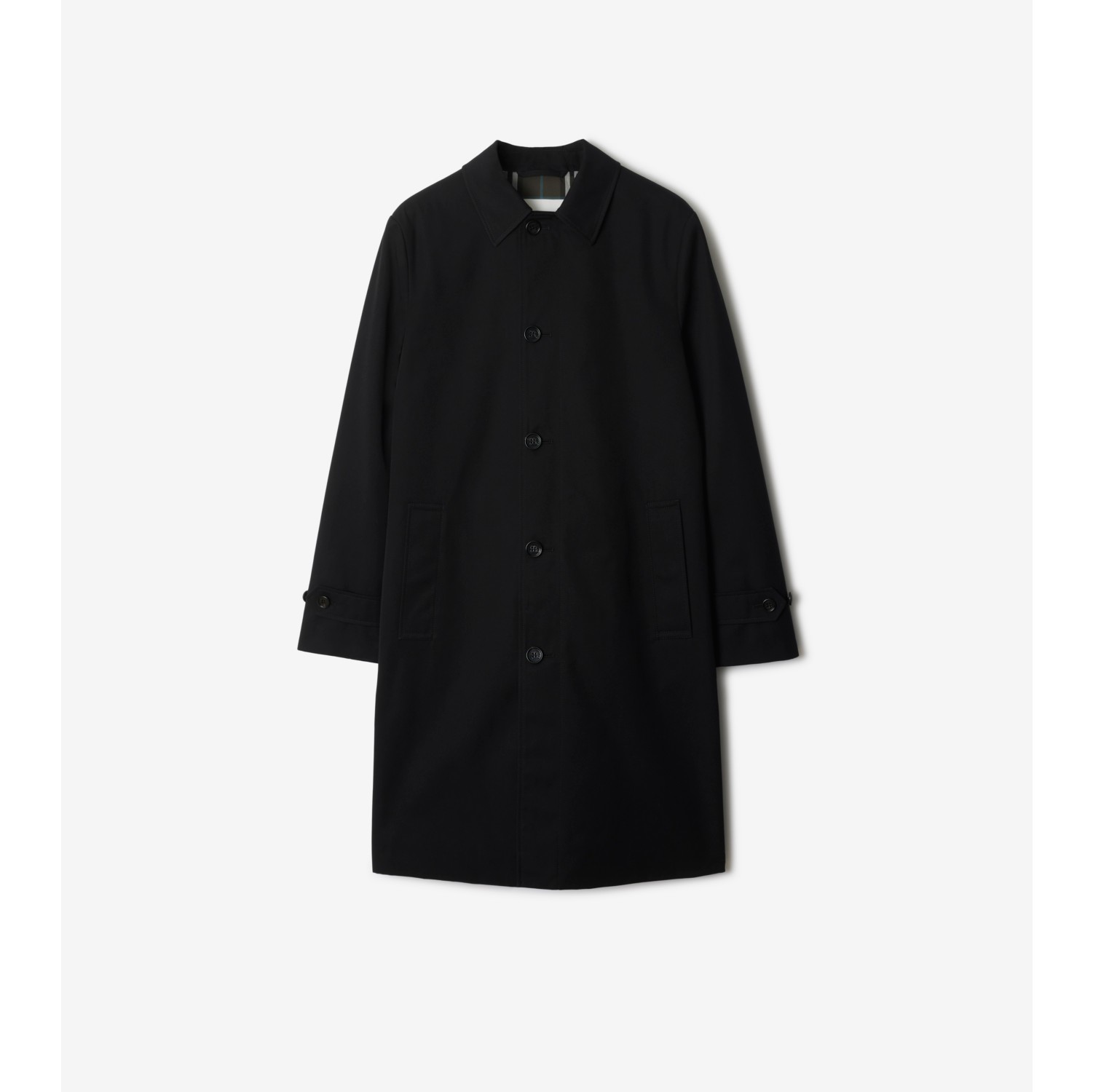 Langer Baumwollmisch-Car Coat