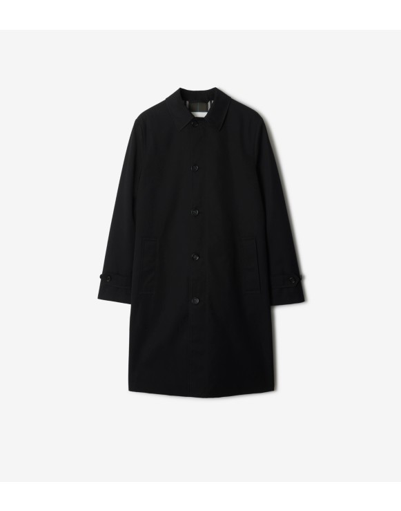 Long Cotton Blend Car Coat