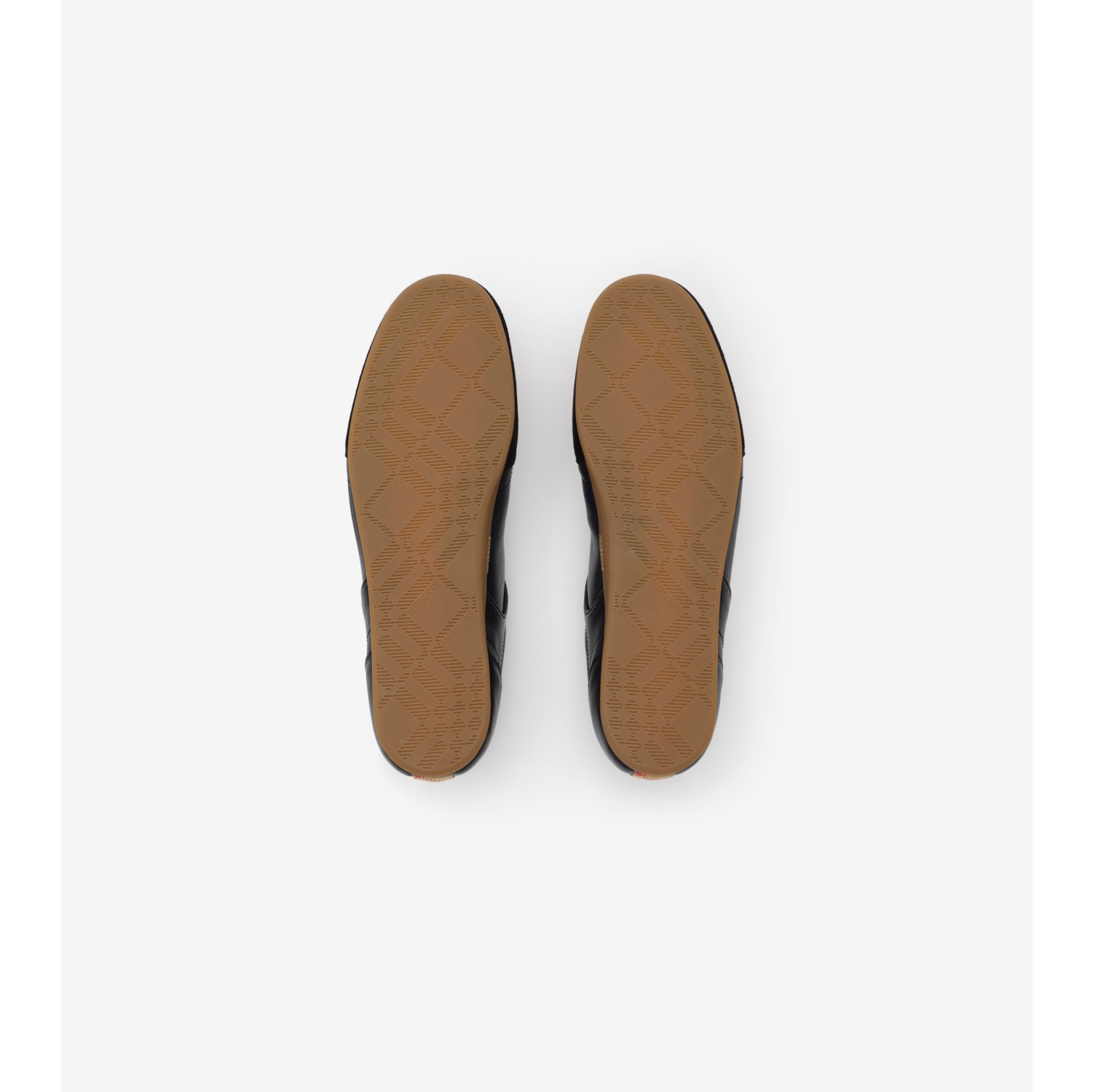 Leather Knight Runner Sneakers​ in Black - Men | Burberry® Official