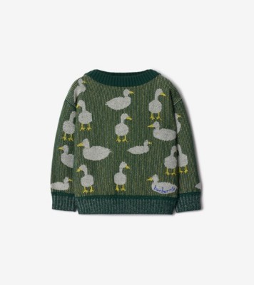 Burberry sweater kids green online