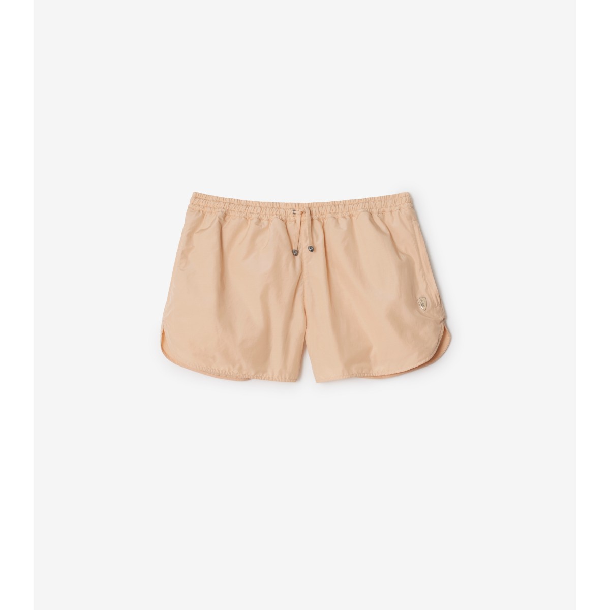 Burberry Nylon Cotton Shorts In Brown