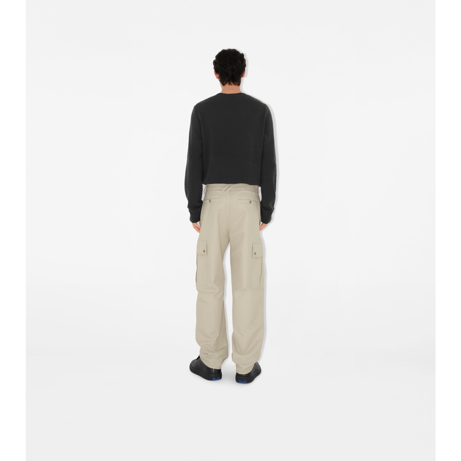 Cotton Blend Cargo Trousers