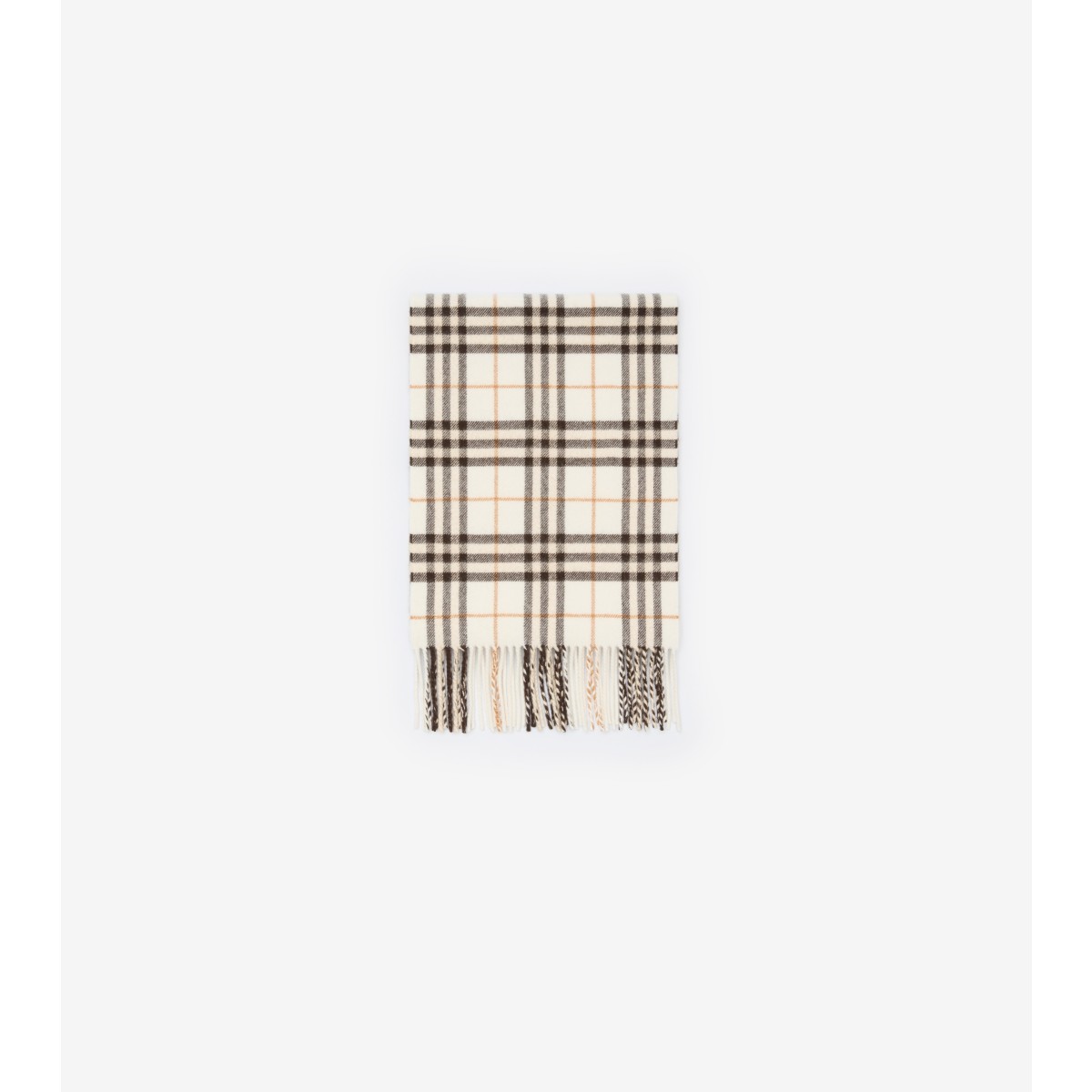  Check Sparkle Cashmere Scarf