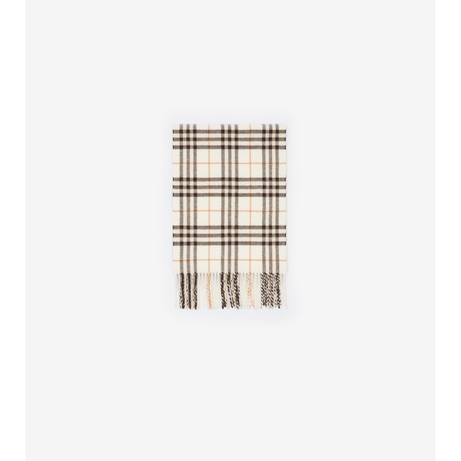 Sparkle Check Cashmere Scarf