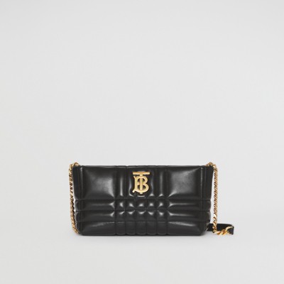 Quilted Leather Small Soft Lola Bag in Black - Women | Burberry® Official