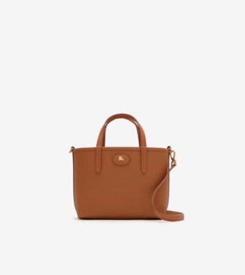 Mini Reversible Bloomsbury Tote in Warm russet - Women | Burberry® Official