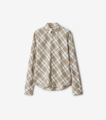 Regular Fit Check Cotton Shirt - Men | Burberry® Official